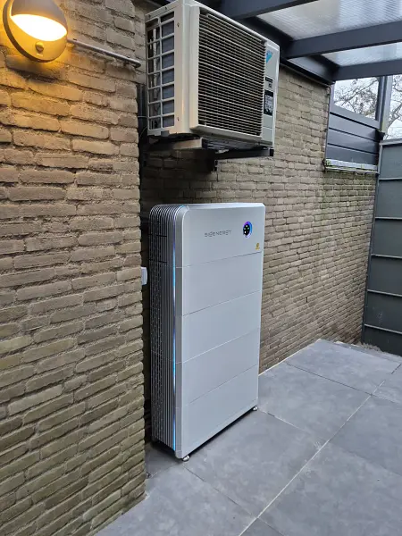 36 kWh Sigenergy thuisbatterij met back-upfunctie